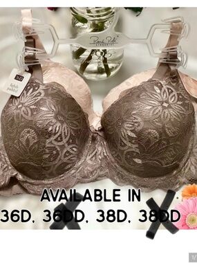 🌸2 Pack Lighty Lined Lace Bras